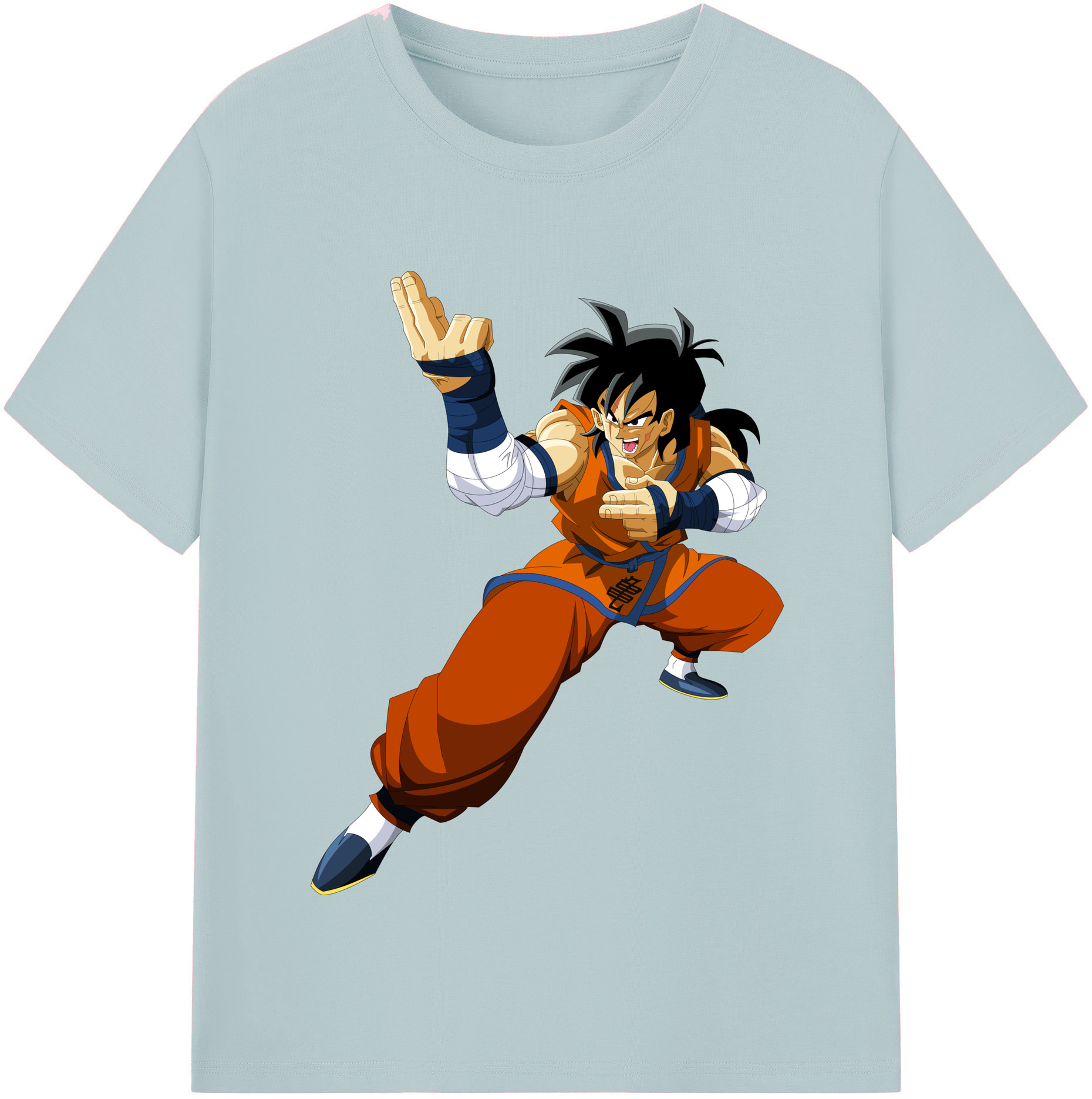 （画像用） ドラゴンボール ヤムチャ DRAGON BALL Yamcha 綿100％半袖Tシャツ（フロントプリント）